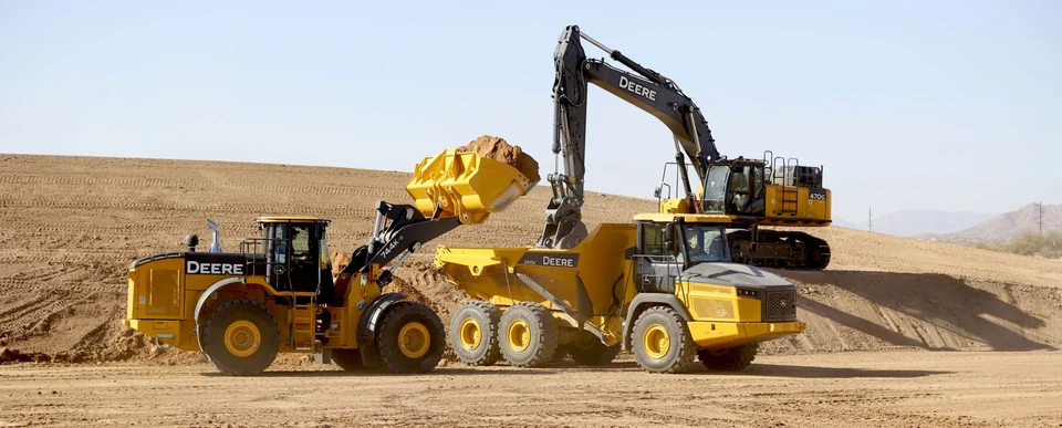 Illustrative loader for site material handling